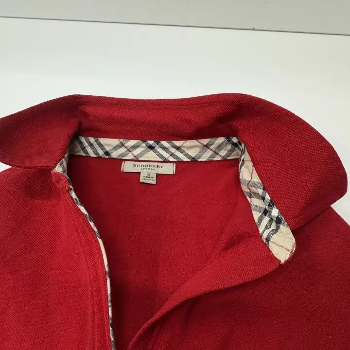 Burberry Burberry Casual Stylish Half-Zip Short Sleeve 0079 Size S / US 4 / IT 40 - 5 Thumbnail