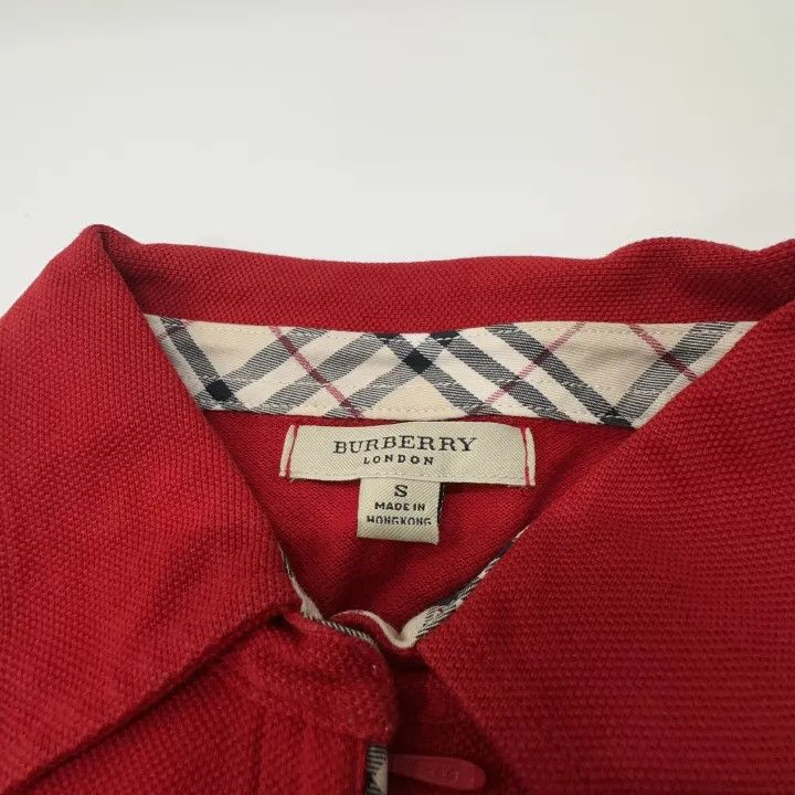 Burberry Burberry Casual Stylish Half-Zip Short Sleeve 0079 Size S / US 4 / IT 40 - 4 Thumbnail