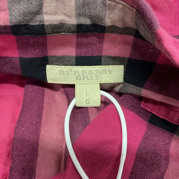 Burberry Burberry Casual Stylish Plaid Button-Up Shirt 0079 Size L / US 10 / IT 46 - 4 Thumbnail