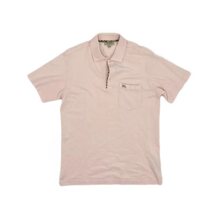 Burberry Burberry Casual Stylish Solid Color Polo Shirt 0079 Size S / US 4 / IT 40 - 2 Thumbnail
