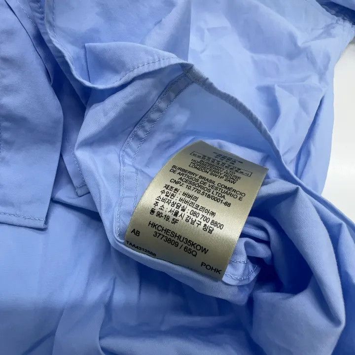 Burberry Burberry Casual Solid Long Sleeve Shirt 0079 Size S / US 4 / IT 40 - 3 Thumbnail