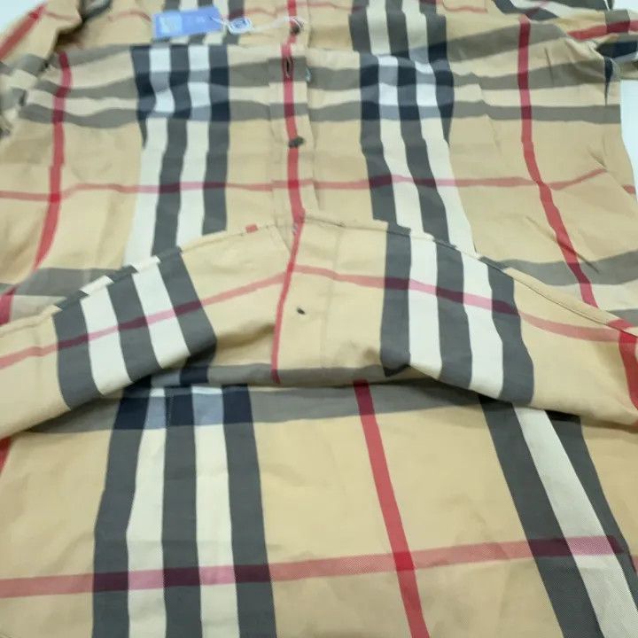 Burberry Burberry Brown Check Button-Up Shirt 0079 Size L / US 10 / IT 46 - 7 Thumbnail