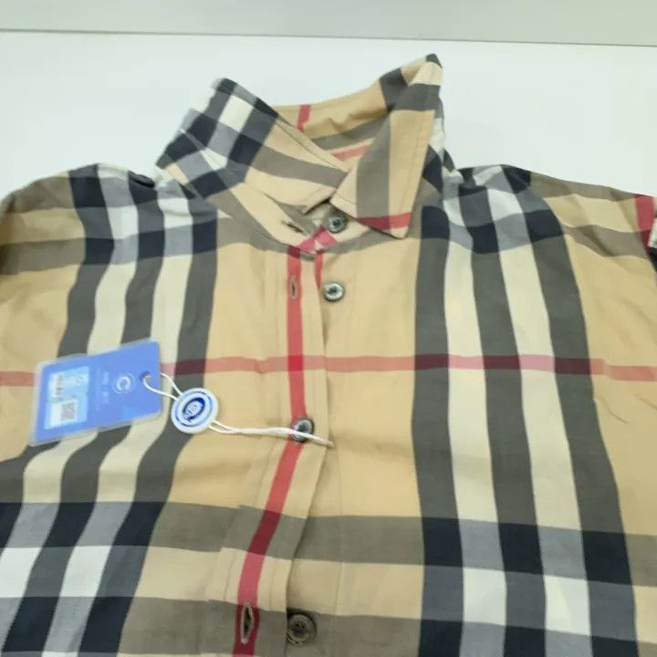 Burberry Burberry Brown Check Button-Up Shirt 0079 Size L / US 10 / IT 46 - 6 Thumbnail