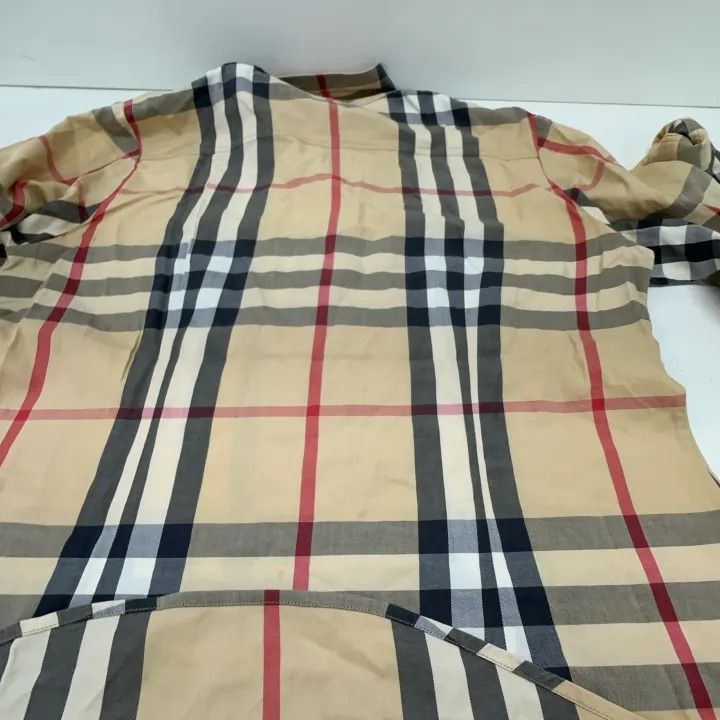 Burberry Burberry Brown Check Button-Up Shirt 0079 Size L / US 10 / IT 46 - 9 Thumbnail