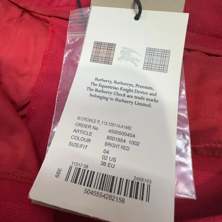 Burberry Burberry High-Waisted Casual Pants for Women 0079 Size 23" - 3 Thumbnail