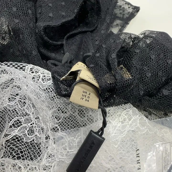 Burberry Burberry Long Sleeve Lace Midi Dress 0079 Size XS / US 0-2 / IT 36-38 - 4 Thumbnail