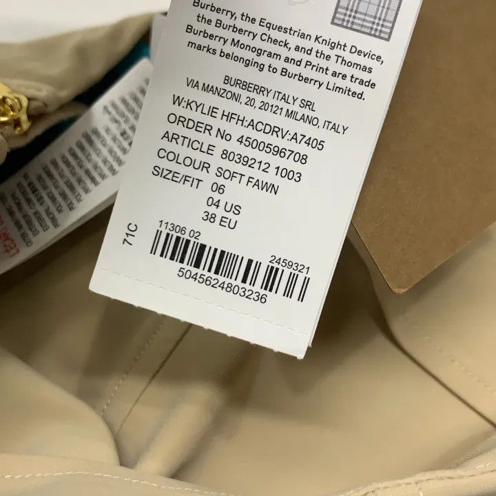 Burberry Burberry SS21 Logo Print Elastic Skirt 0079 Size 26" / US 2 / IT 38 - 3 Thumbnail