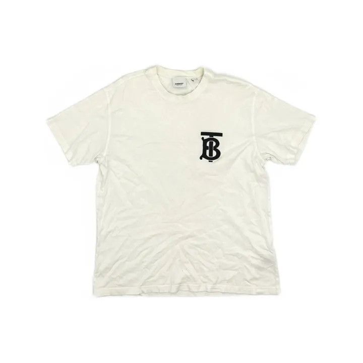 Burberry Burberry Monogram Motif Oversized T-shirt 0079 Size XS / US 0-2 / IT 36-38 - 2 Thumbnail