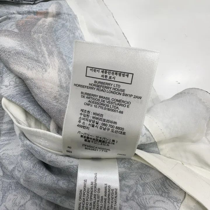 Burberry Burberry FW21 Silk Print Half Skirt 0079 Size 23" - 4 Thumbnail