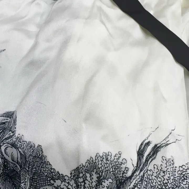 Burberry Burberry FW21 Silk Print Half Skirt 0079 Size 23" - 5 Thumbnail