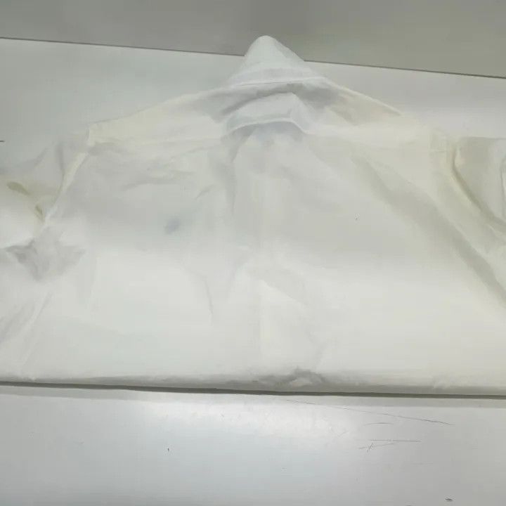 Burberry Burberry White Long Sleeve Shirt with Logo 0079 Size L / US 10 / IT 46 - 11 Thumbnail