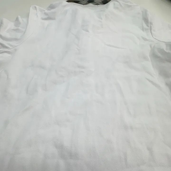 Burberry Burberry White Short Sleeve Polo Shirt 0079 Size L / US 10 / IT 46 - 13 Thumbnail