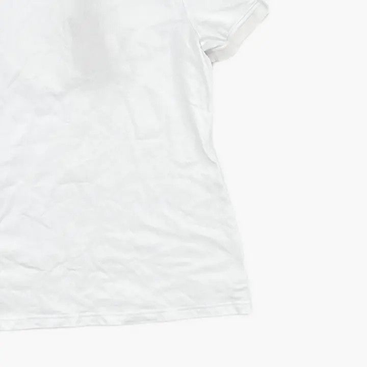 Burberry Burberry White Short Sleeve Polo Shirt 0079 Size L / US 10 / IT 46 - 6 Thumbnail