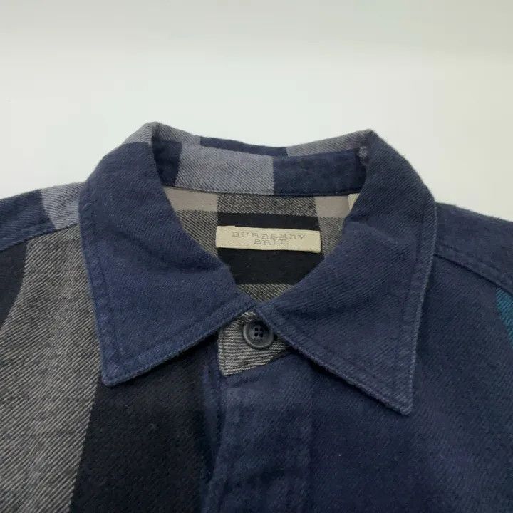 Burberry Burberry Plaid Long Sleeve Button-Up Shirt 0079 Size S / US 4 / IT 40 - 6 Thumbnail