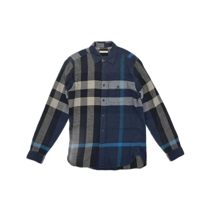 Burberry Burberry Plaid Long Sleeve Button-Up Shirt 0079 Size S / US 4 / IT 40 - 2 Thumbnail