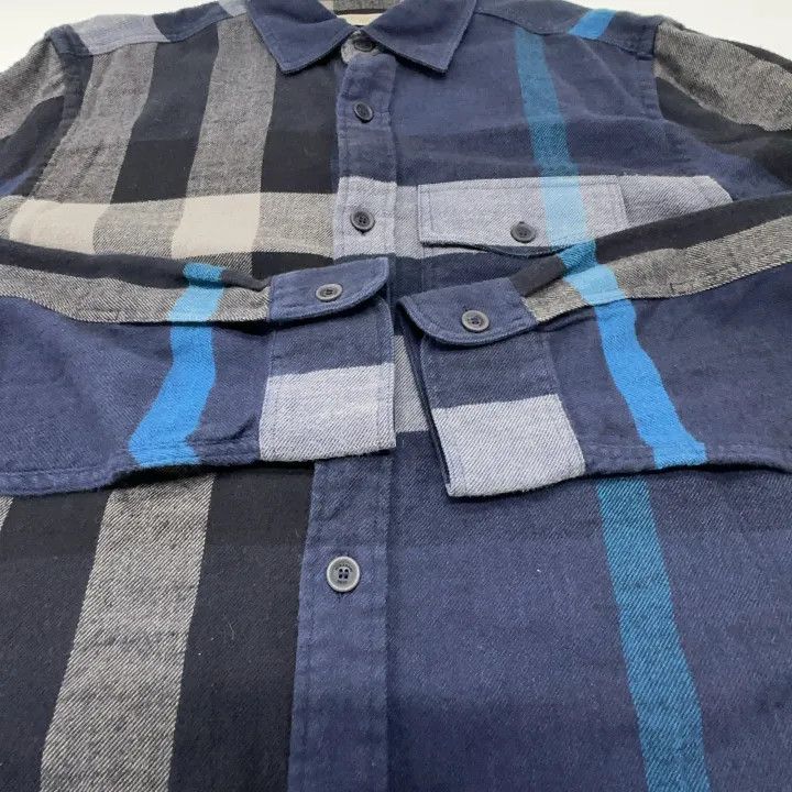 Burberry Burberry Plaid Long Sleeve Button-Up Shirt 0079 Size S / US 4 / IT 40 - 9 Thumbnail