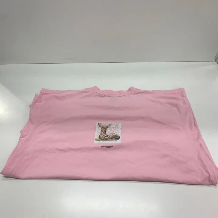 Burberry Burberry Pink Deer Print Short Sleeve T-Shirt 0079 Size M / US 6-8 / IT 42-44 - 10 Thumbnail
