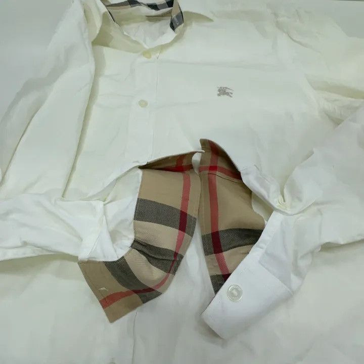 Burberry Burberry Simple Long Sleeve Shirt 0079 Size M / US 6-8 / IT 42-44 - 8 Thumbnail