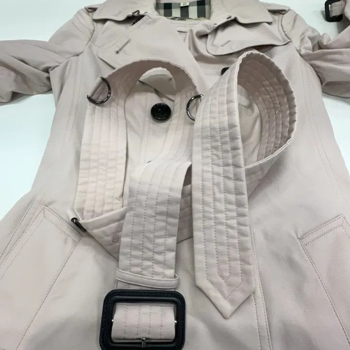 Burberry Burberry Casual Beige Trench Coat 0079 Size S / US 4 / IT 40 - 16 Thumbnail