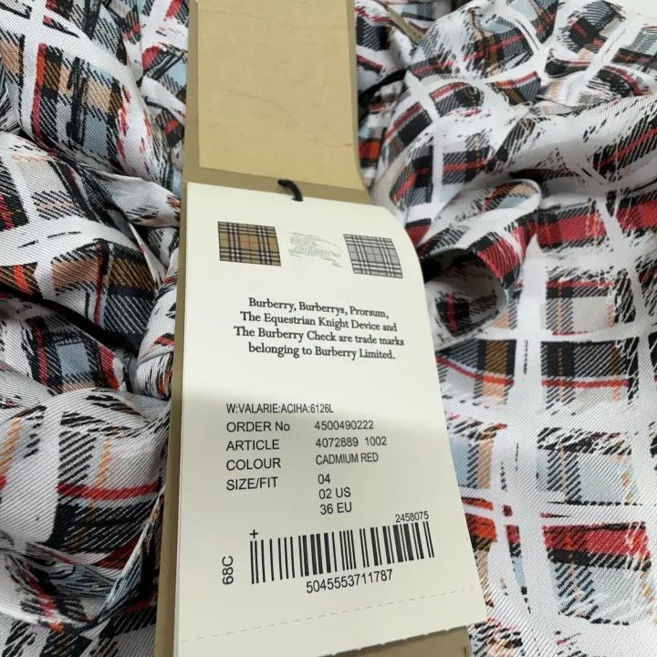 Burberry Burberry Casual Fashion Versatile Dress 0079 Size S / US 4 / IT 40 - 5 Thumbnail
