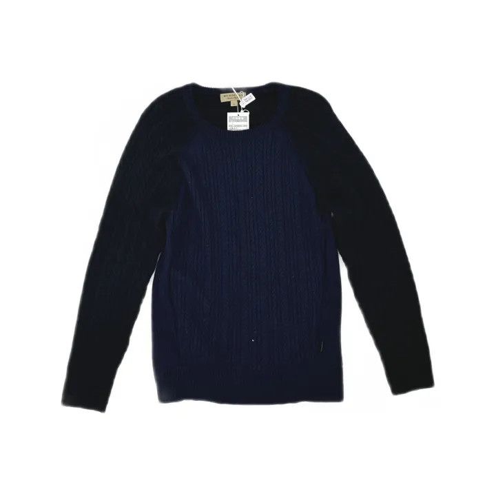 Burberry Burberry Crew Neck Color Block Knit Sweater 0079 Size L / US 10 / IT 46 - 2 Thumbnail