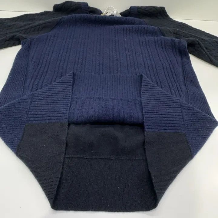 Burberry Burberry Crew Neck Color Block Knit Sweater 0079 Size L / US 10 / IT 46 - 9 Thumbnail