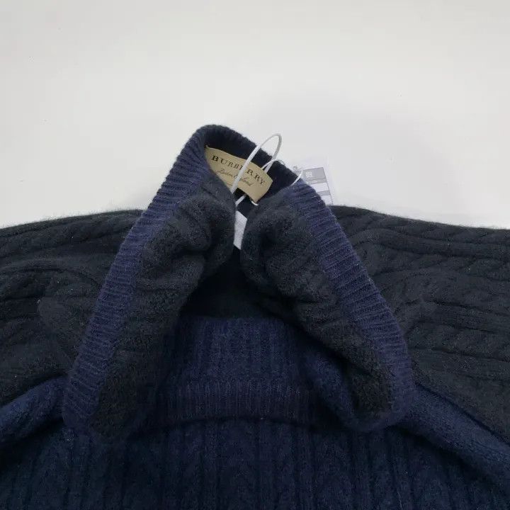 Burberry Burberry Crew Neck Color Block Knit Sweater 0079 Size L / US 10 / IT 46 - 6 Thumbnail