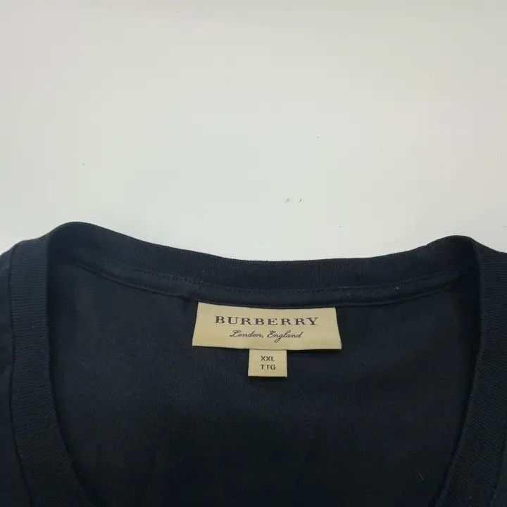 Burberry Burberry Black Logo Short Sleeve T-Shirt 0079 Size XXL / US 16-18 / IT 52-54 - 5 Thumbnail