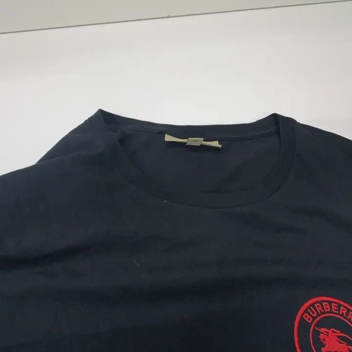 Burberry Burberry Black Logo Short Sleeve T-Shirt 0079 Size XXL / US 16-18 / IT 52-54 - 10 Thumbnail