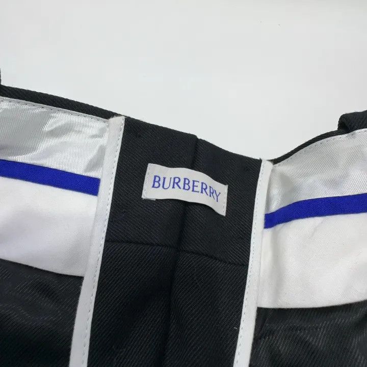 Burberry Burberry SS24 Black Loose Trousers for Women 0079 Size 23" - 4 Thumbnail