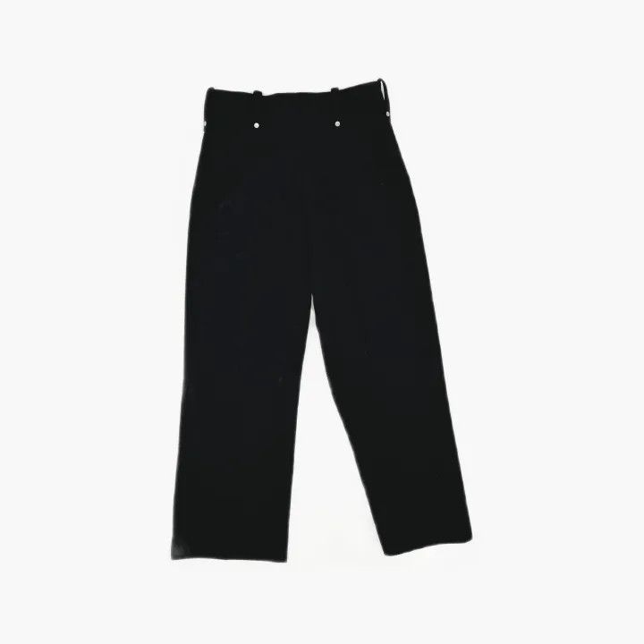 Burberry Burberry SS24 Black Loose Trousers for Women 0079 Size 23" - 3 Thumbnail