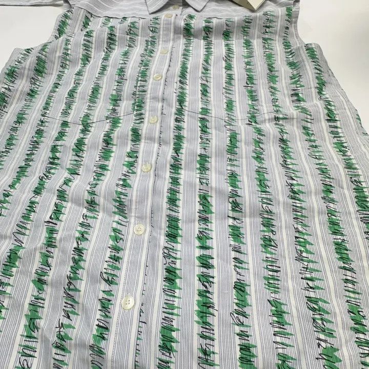 Burberry Burberry Striped Floral Sleeveless Dress 0079 Size S / US 4 / IT 40 - 8 Thumbnail