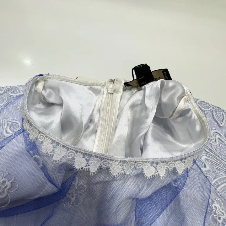 Burberry Burberry Floral Embroidery Short Sleeve Dress 0079 Size M / US 6-8 / IT 42-44 - 7 Thumbnail