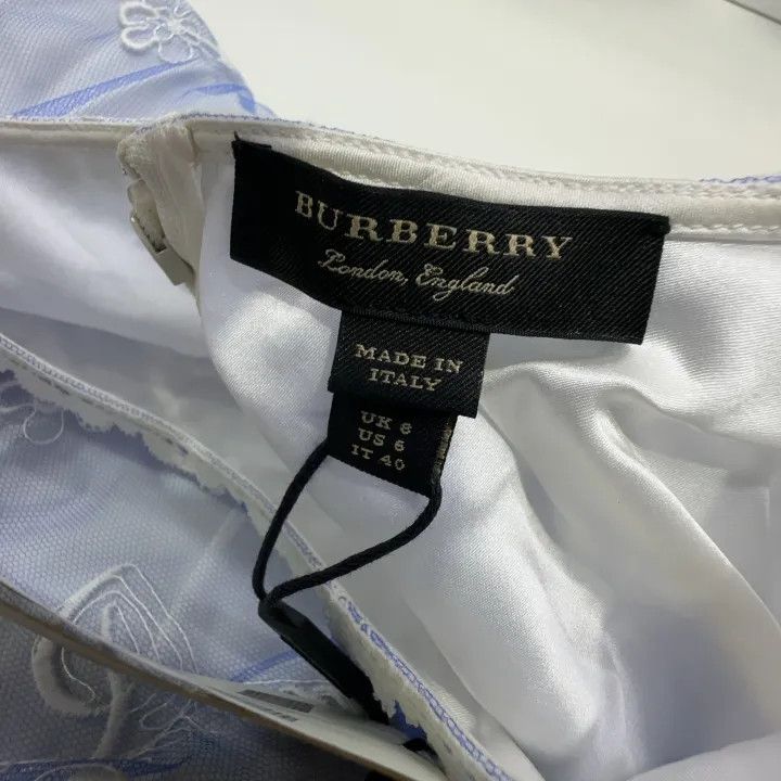 Burberry Burberry Floral Embroidery Short Sleeve Dress 0079 Size M / US 6-8 / IT 42-44 - 5 Thumbnail