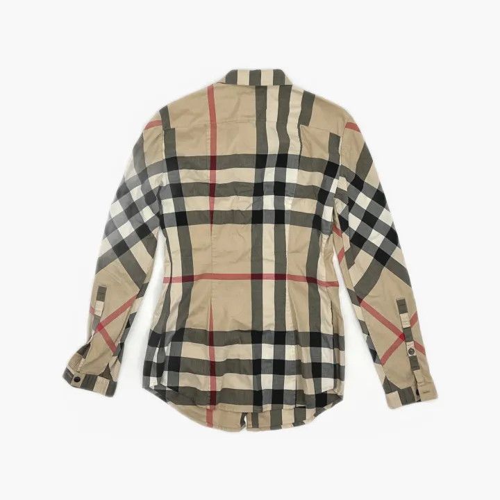 Burberry Burberry Plaid Long Sleeve Shirt for Women 0079 Size XXS / US 00 / IT 34 - 3 Thumbnail