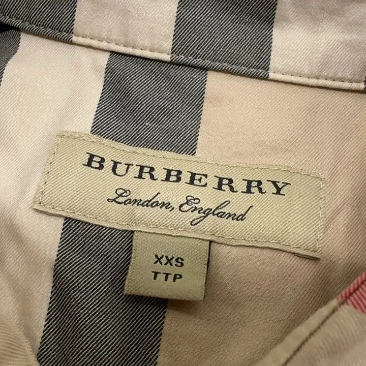 Burberry Burberry Plaid Long Sleeve Shirt for Women 0079 Size XXS / US 00 / IT 34 - 5 Thumbnail