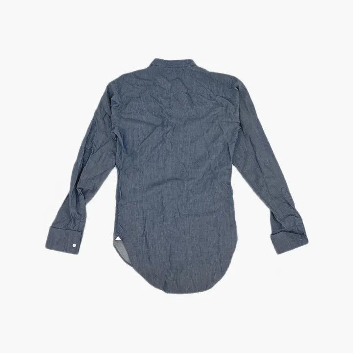 Burberry Burberry Casual Solid Color Button-Up Shirt 0079 Size XXS / US 00 / IT 34 - 3 Thumbnail