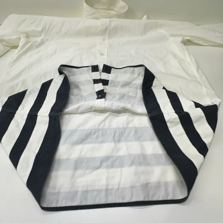 Burberry Burberry Casual Striped Button-Up Long Sleeve Shirt 0079 Size L / US 10 / IT 46 - 14 Thumbnail