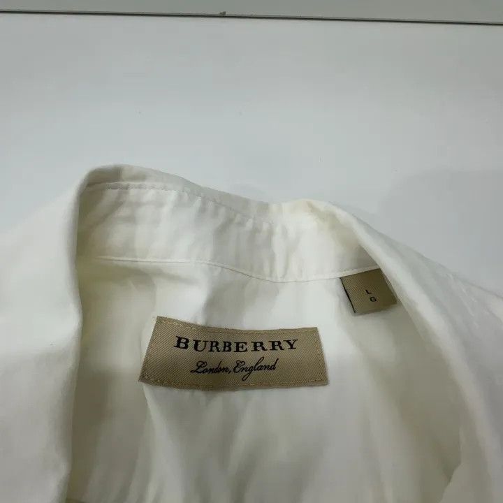 Burberry Burberry Casual Striped Button-Up Long Sleeve Shirt 0079 Size L / US 10 / IT 46 - 5 Thumbnail