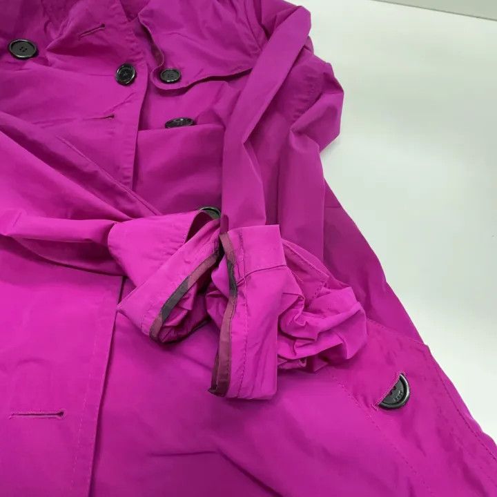 Burberry Burberry Pink Double-Breasted Trench Coat 0079 Size S / US 4 / IT 40 - 10 Thumbnail