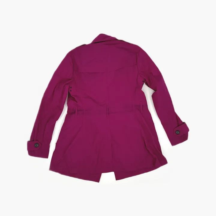 Burberry Burberry Pink Double-Breasted Trench Coat 0079 Size S / US 4 / IT 40 - 3 Thumbnail