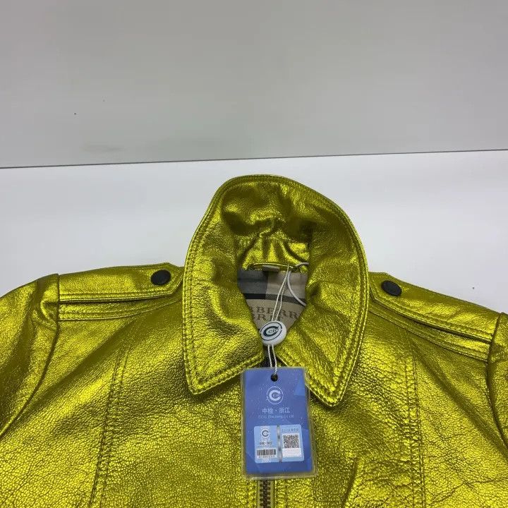 Burberry Burberry Stylish Casual Yellow Jacket 0079 Size S / US 4 / IT 40 - 6 Thumbnail