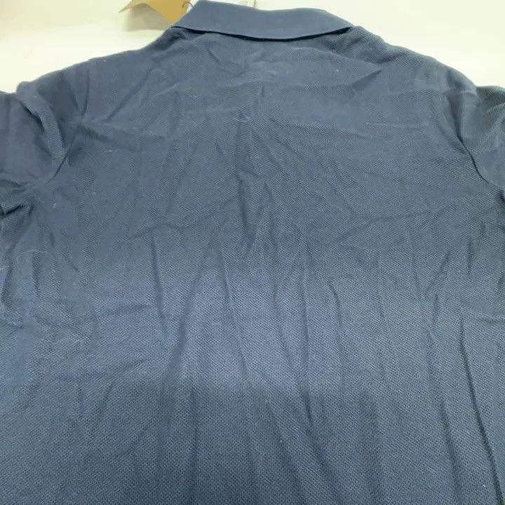 Burberry Burberry Navy Logo Short Sleeve Polo Shirt 0079 Size XS / US 0-2 / IT 36-38 - 10 Thumbnail