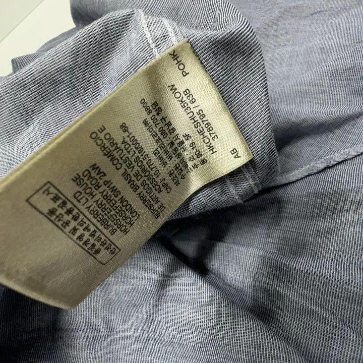 Burberry Burberry Casual Solid Long Sleeve Shirt 0079 Size M / US 6-8 / IT 42-44 - 4 Thumbnail