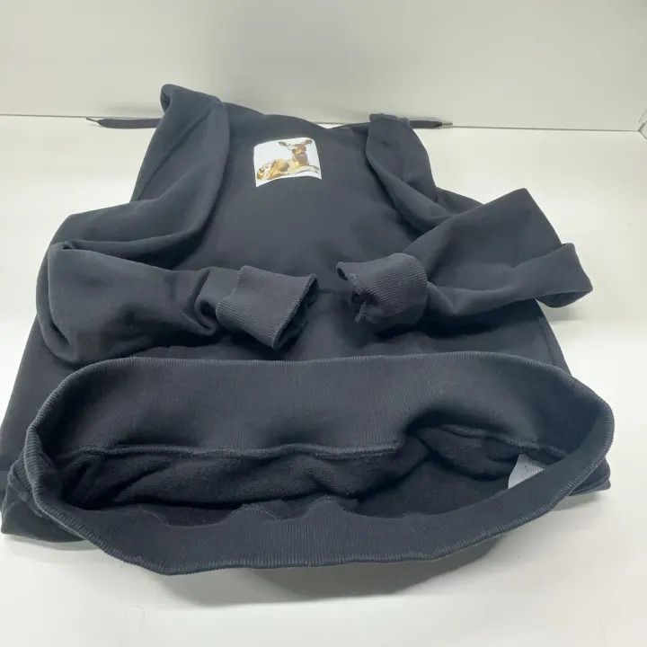 Burberry Burberry Black Hooded Deer Print Sweatshirt 0079 Size S / US 4 / IT 40 - 11 Thumbnail