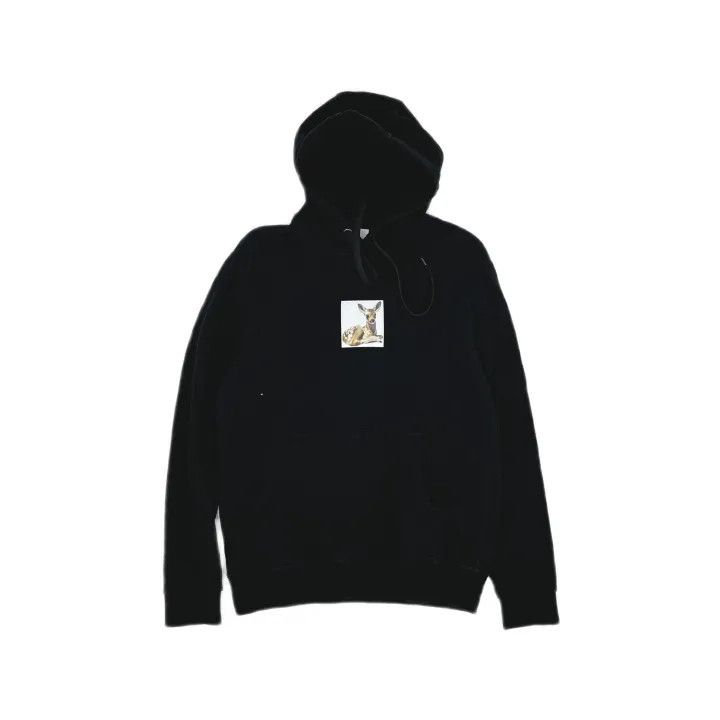 Burberry Burberry Black Hooded Deer Print Sweatshirt 0079 Size S / US 4 / IT 40 - 2 Thumbnail