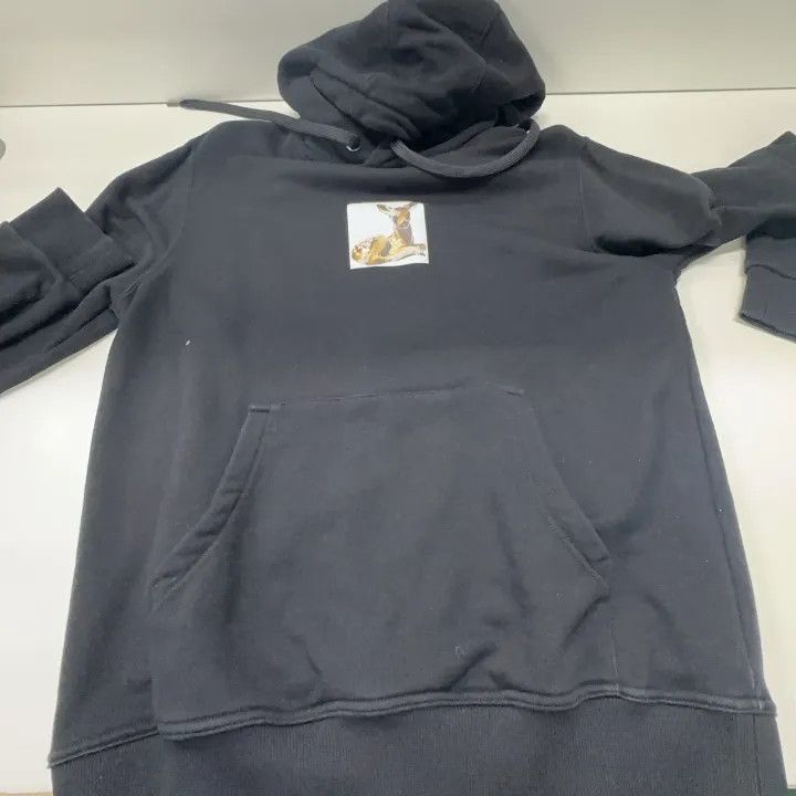 Burberry Burberry Black Hooded Deer Print Sweatshirt 0079 Size S / US 4 / IT 40 - 8 Thumbnail