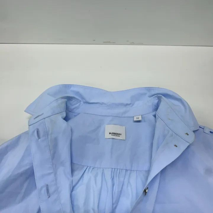 Burberry Burberry Light Blue Long Sleeve Dress with Belt 0079 Size M / US 6-8 / IT 42-44 - 6 Thumbnail