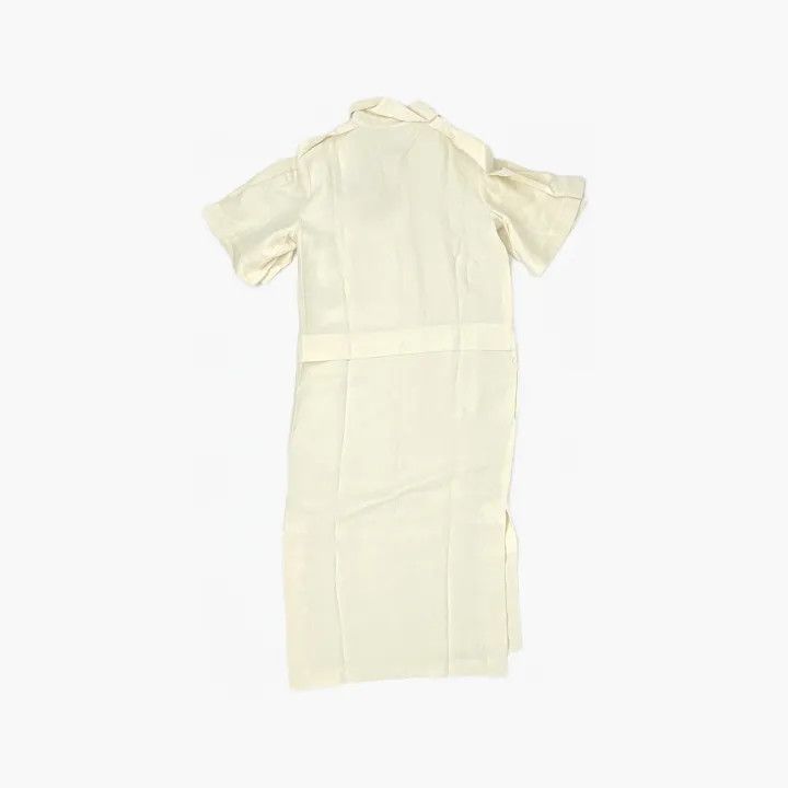 Burberry Burberry Short Sleeve Solid Color Dress 0079 Size S / US 4 / IT 40 - 3 Thumbnail
