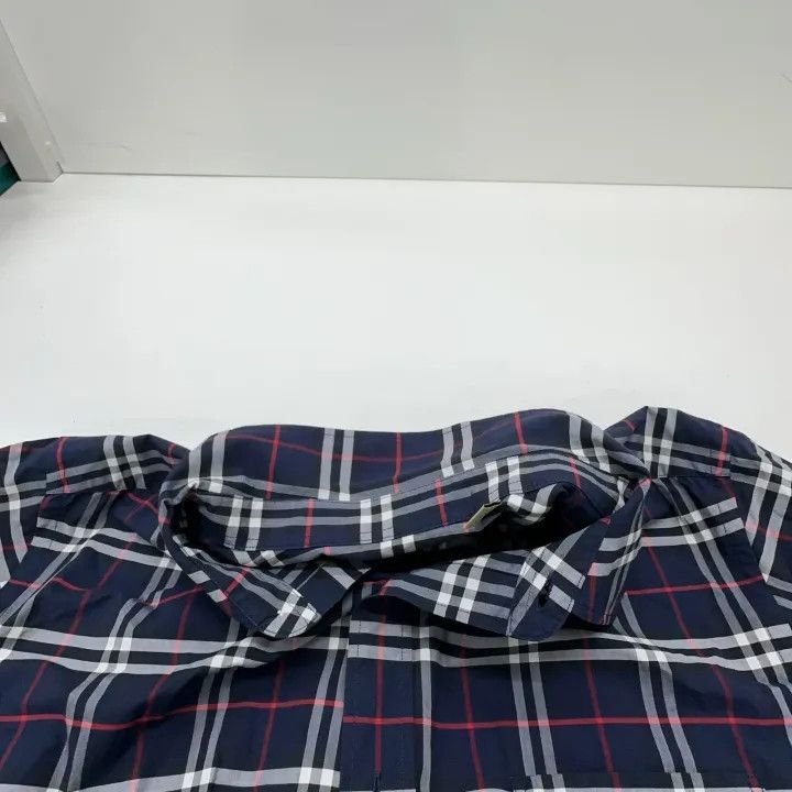 Burberry Burberry SS21 Cotton Plaid Short Sleeve Shirt 0079 Size L / US 10 / IT 46 - 6 Thumbnail